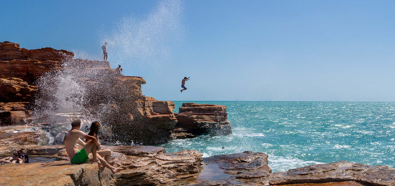 10 metre high tide at Ganthium Point