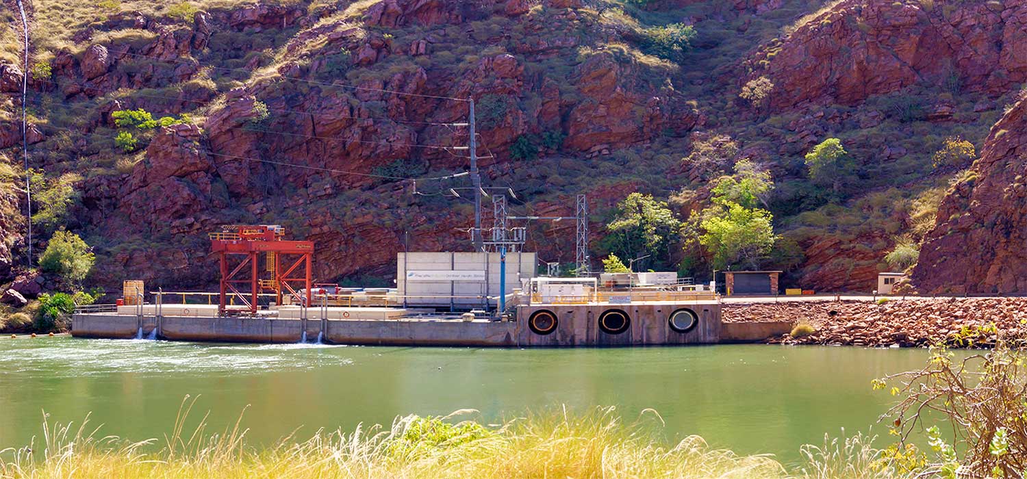 Lake Argyle hydro power station