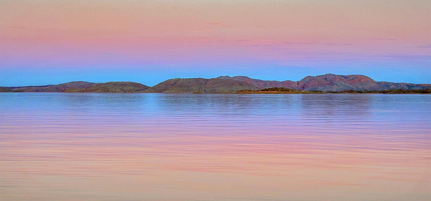 Sunset on Lake Argyle