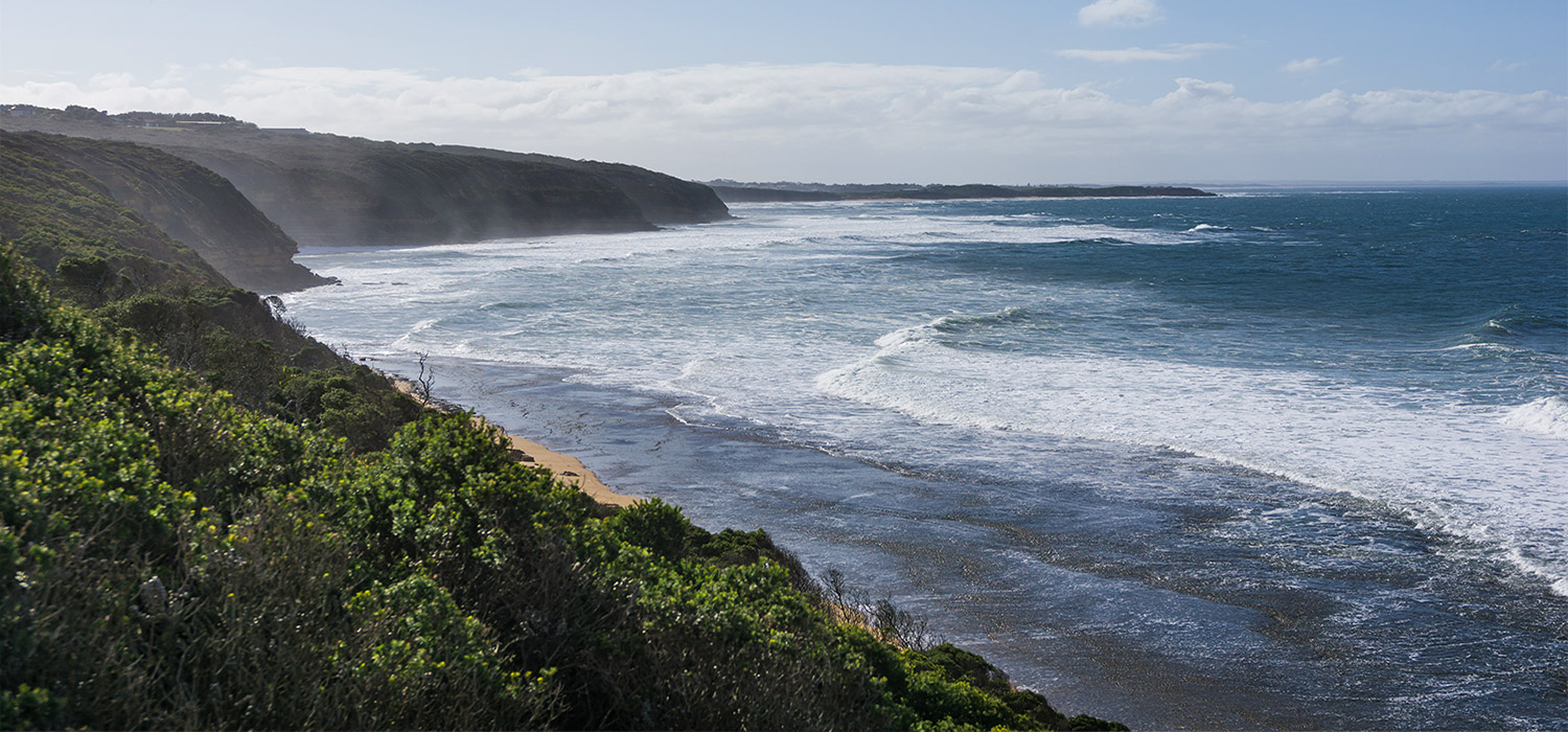 Bells beach from point Addis 
