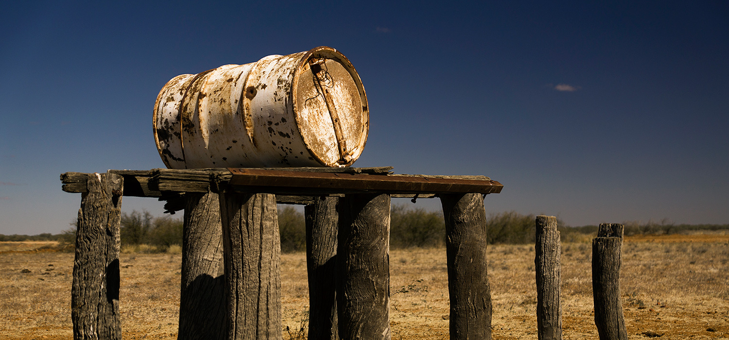 44 gallon drum on the Birdsville track