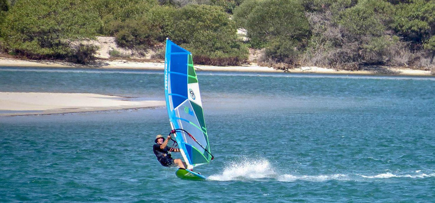 Bob Caddell at Bribie Island