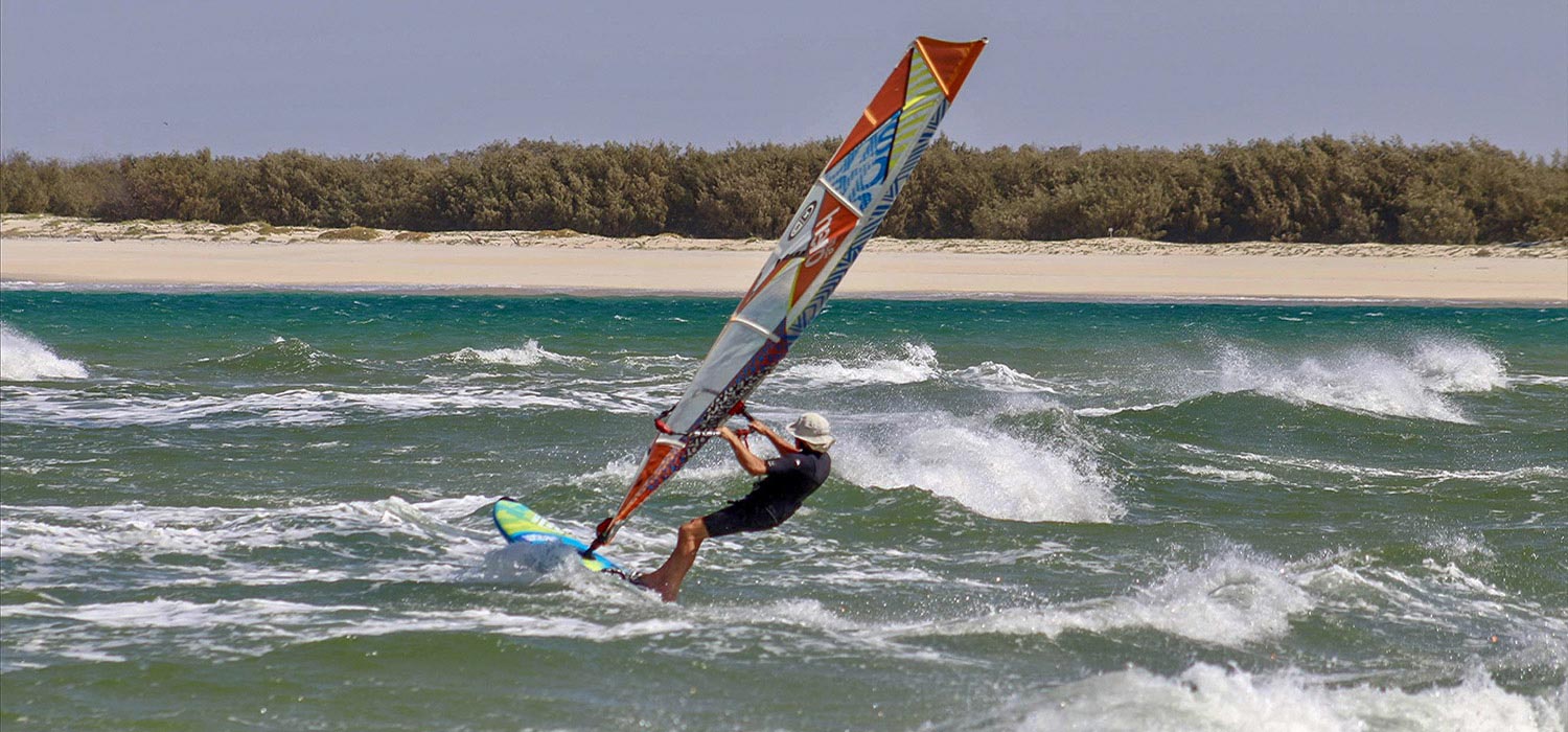 Bob Caddell at Bribie Island