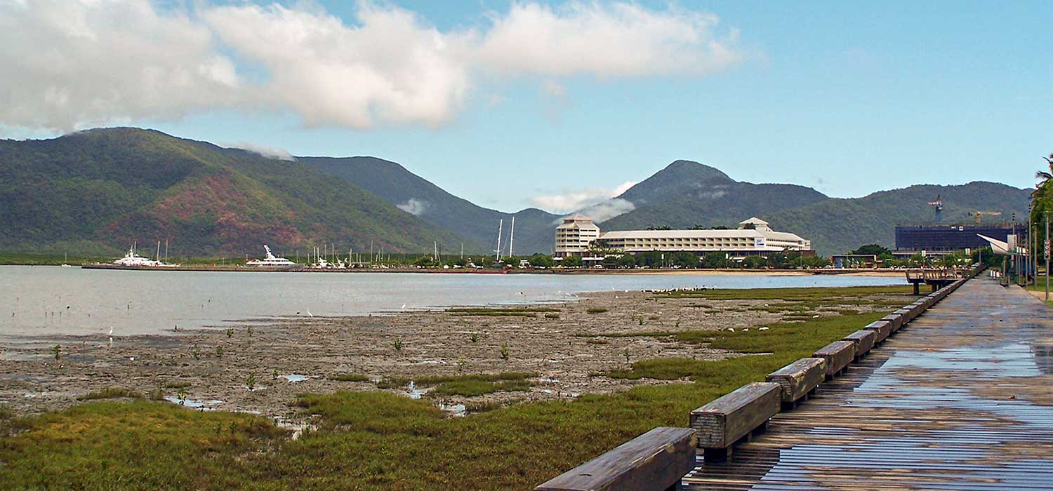 Cairns from the jetty