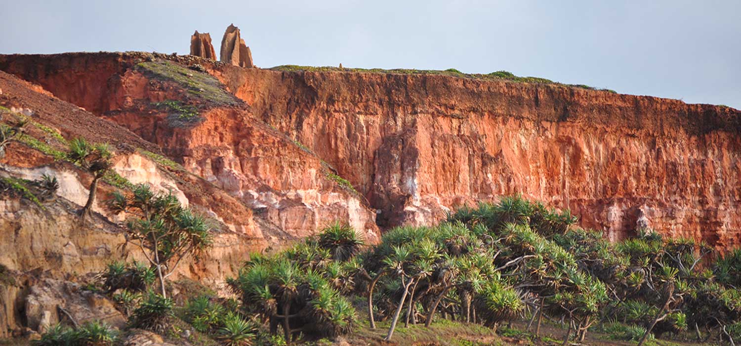 Ussher Point cliffs