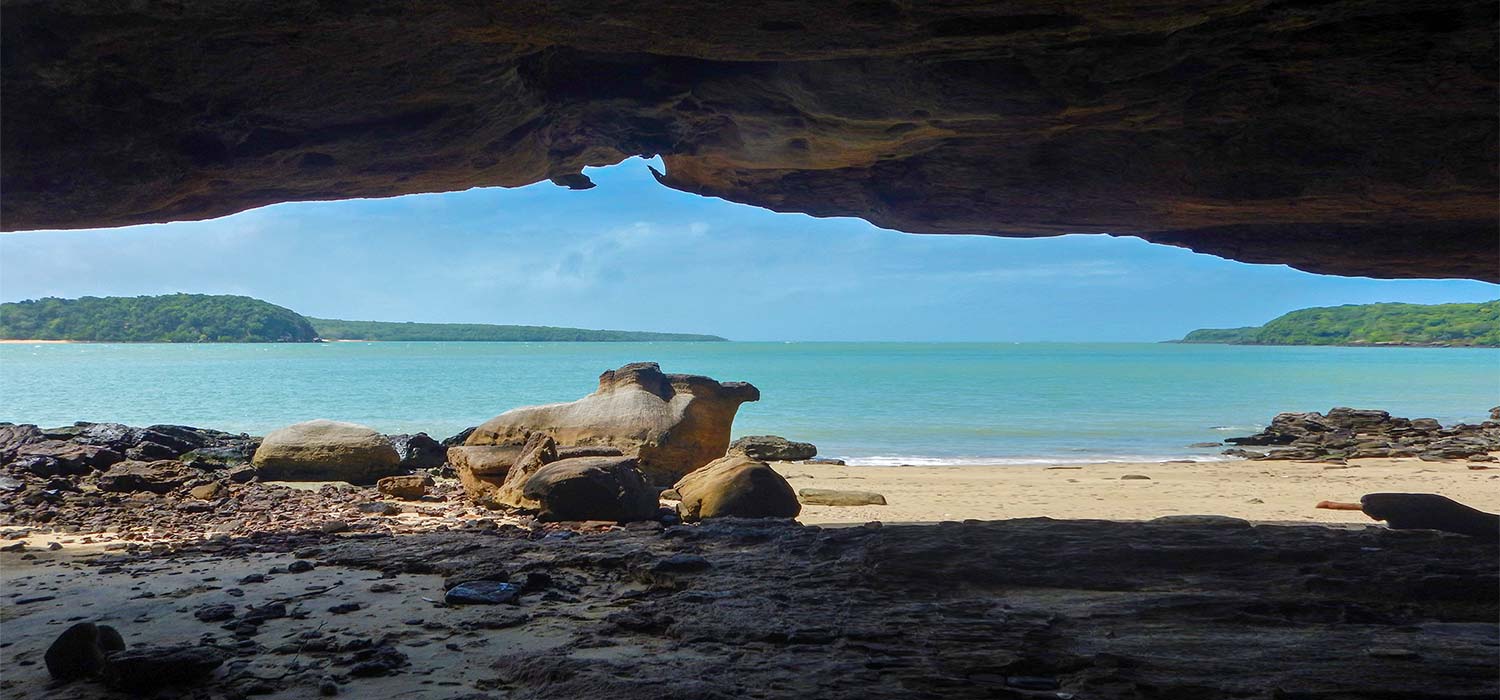 Somerset beach cave