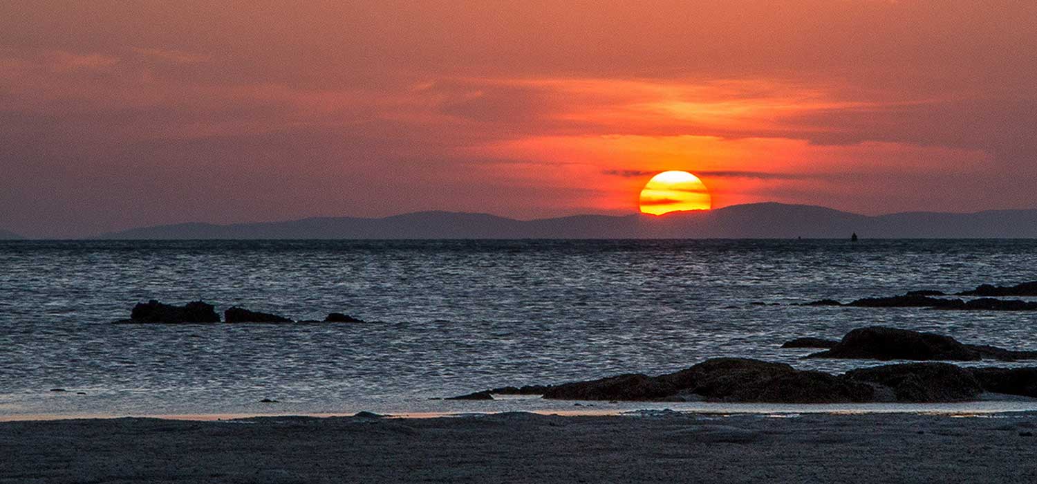 Sunset at Loyalty beach
