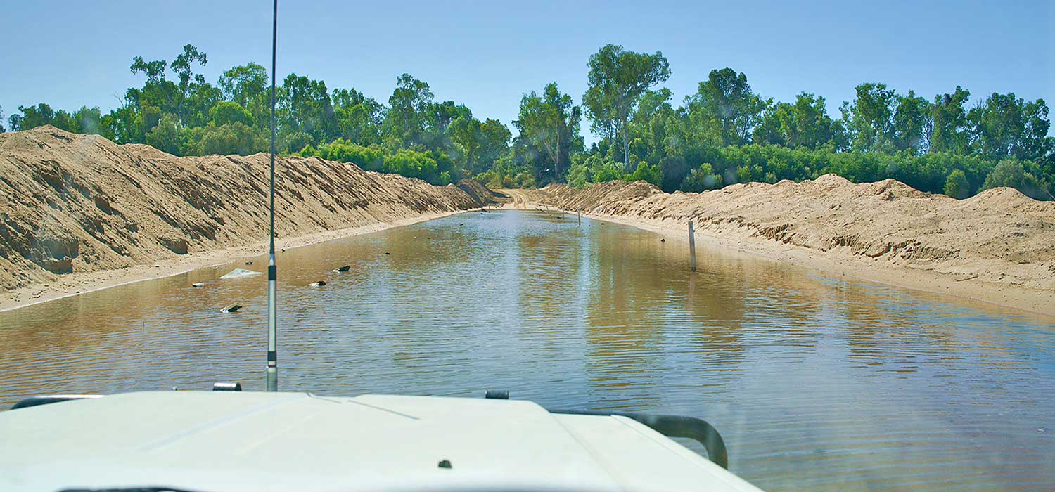 Crossing the Mitchell River