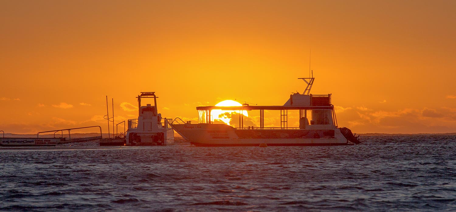 Sunset in Coral Bay