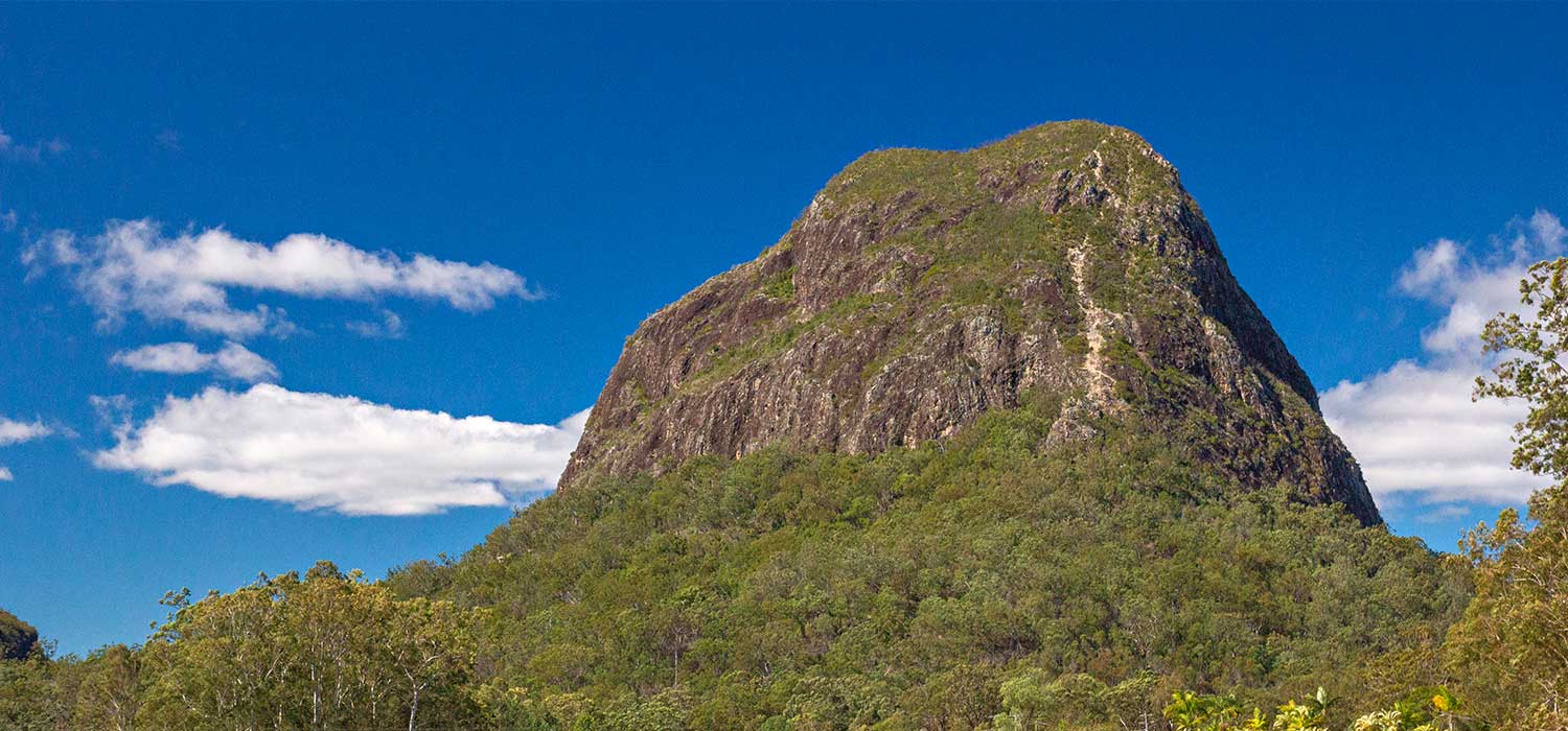 The Glasshouse mountains