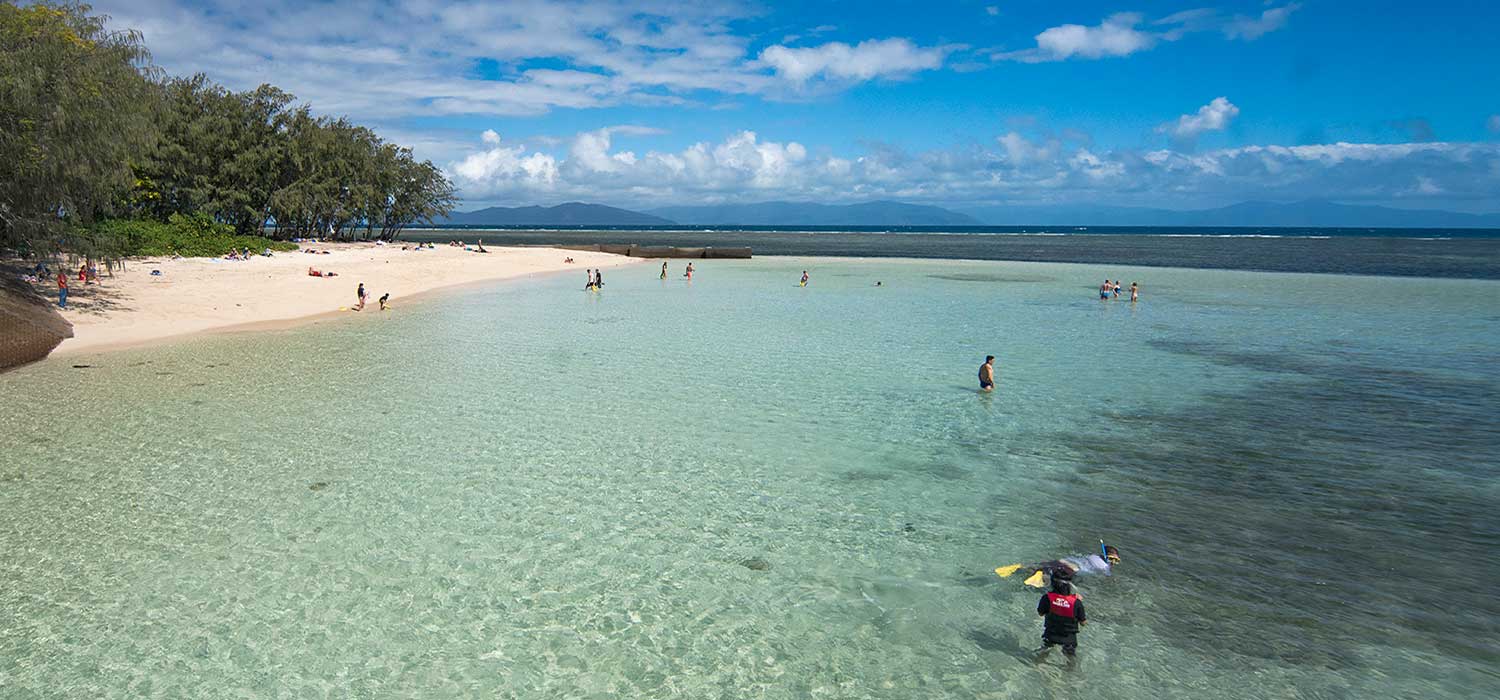 The beach at Green Island