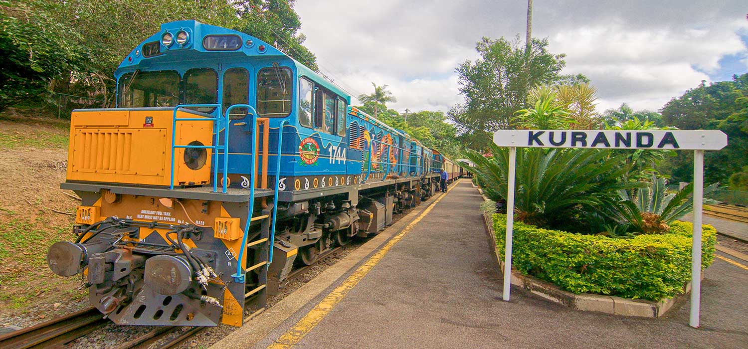 The Kuranda locomotive