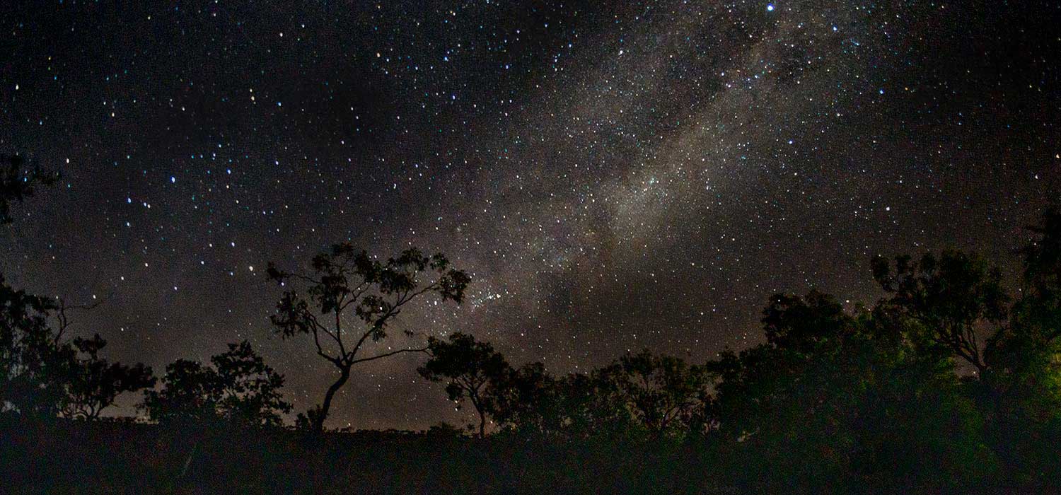 The Milky way from the campsite
