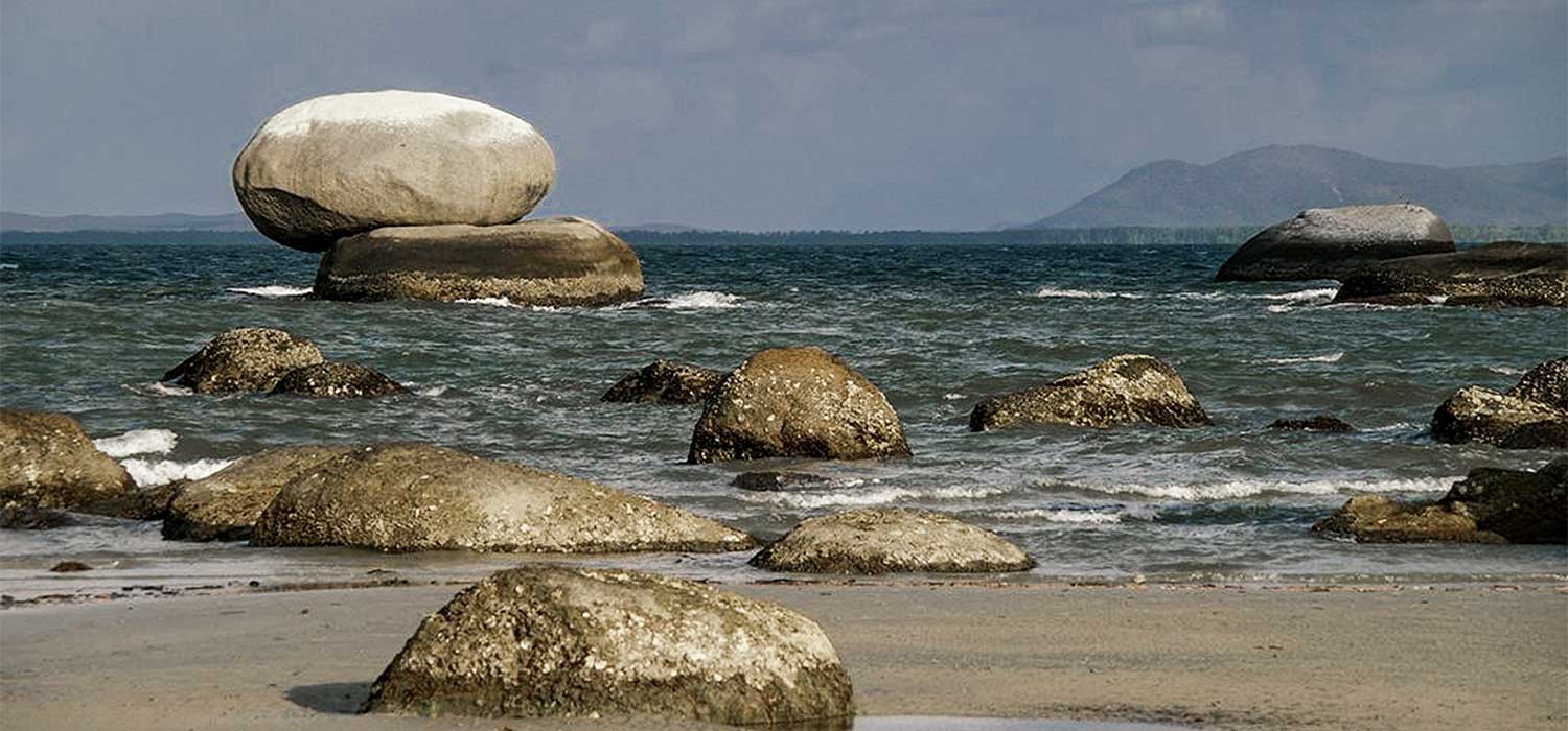Rocks at Quintel beach