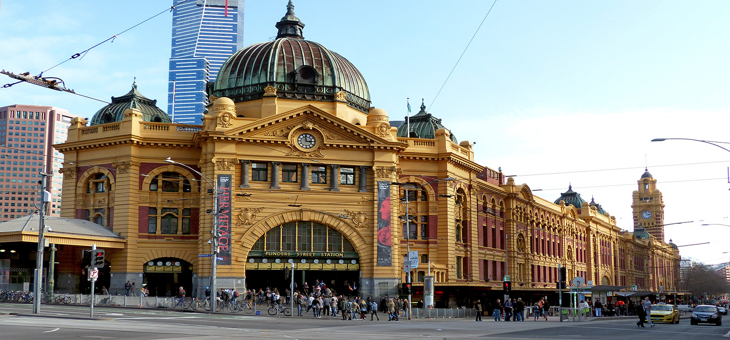 Flinders street railway station