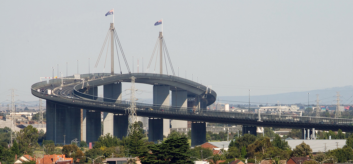 The Westgate bridge
