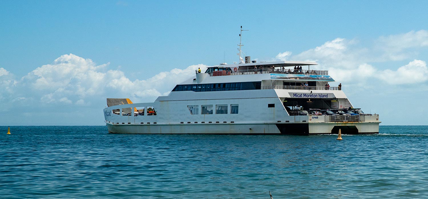 The Micat ferry to Morton Island
