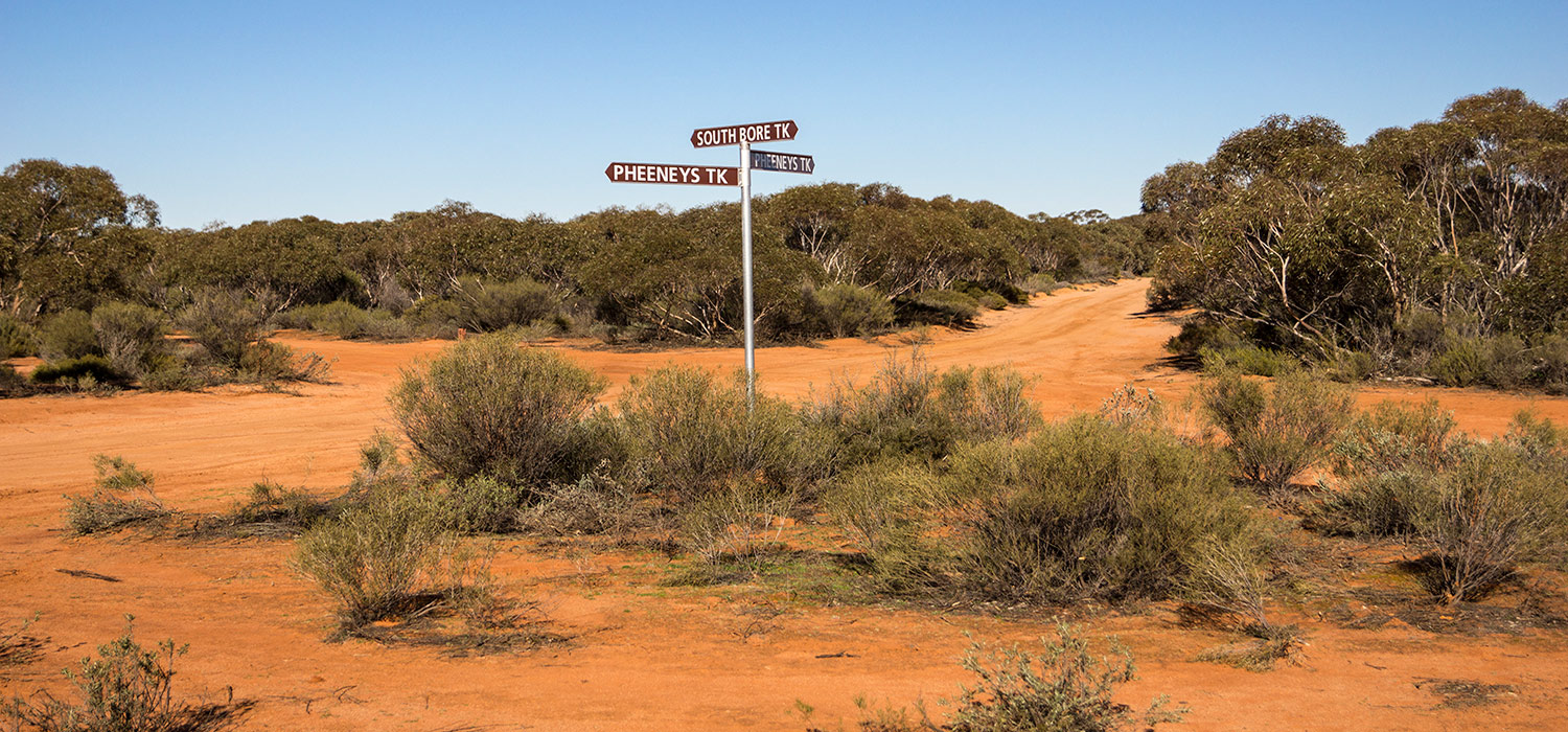 Pheeneys track in Murray Sunset National Park