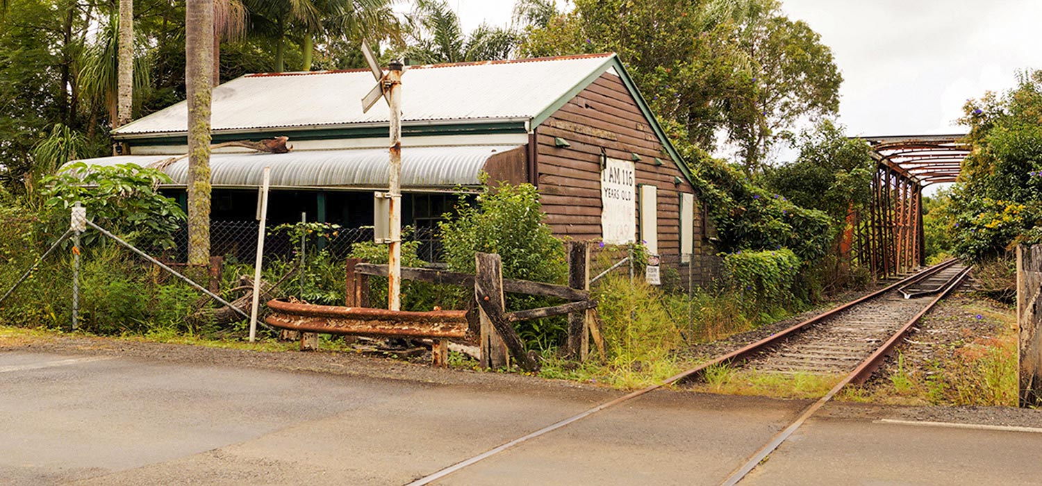 Railway booking station at Eltham