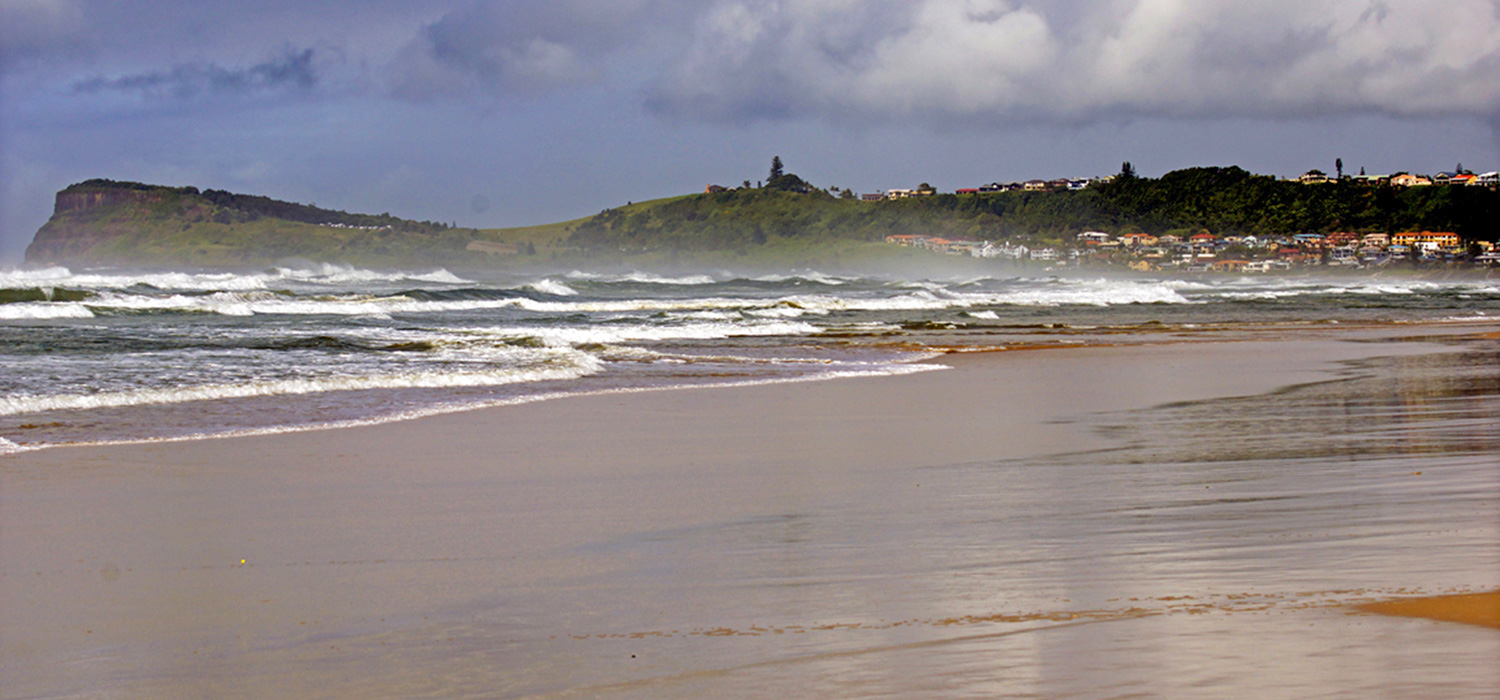 Seven mile beach at Lennox Head