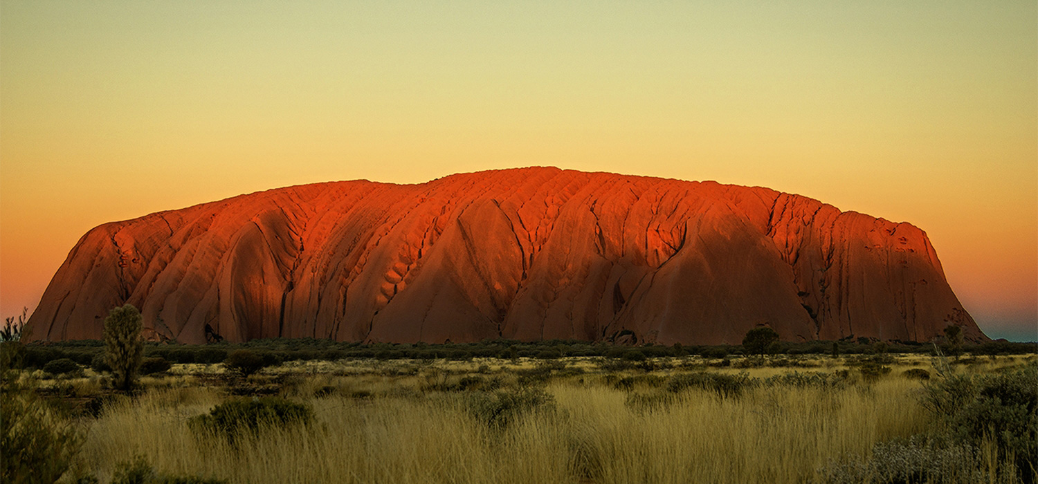 Sunset at Uluru