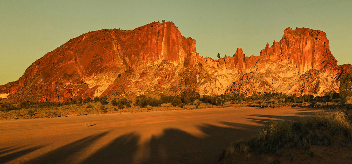 Sunset at Rainbow Valley