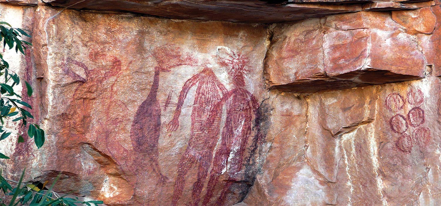Aboriginal rock art in Katherine Gorge