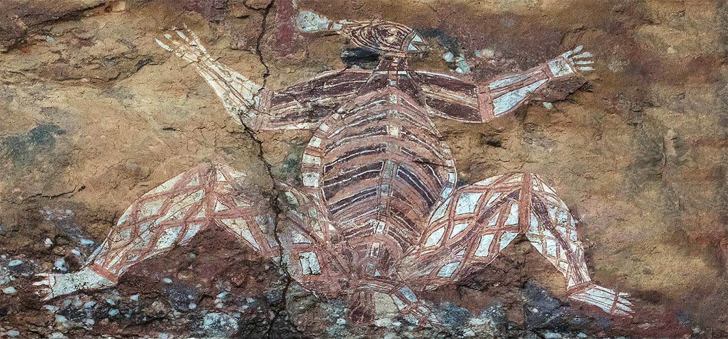 Namarndoig rockart in Kakadu