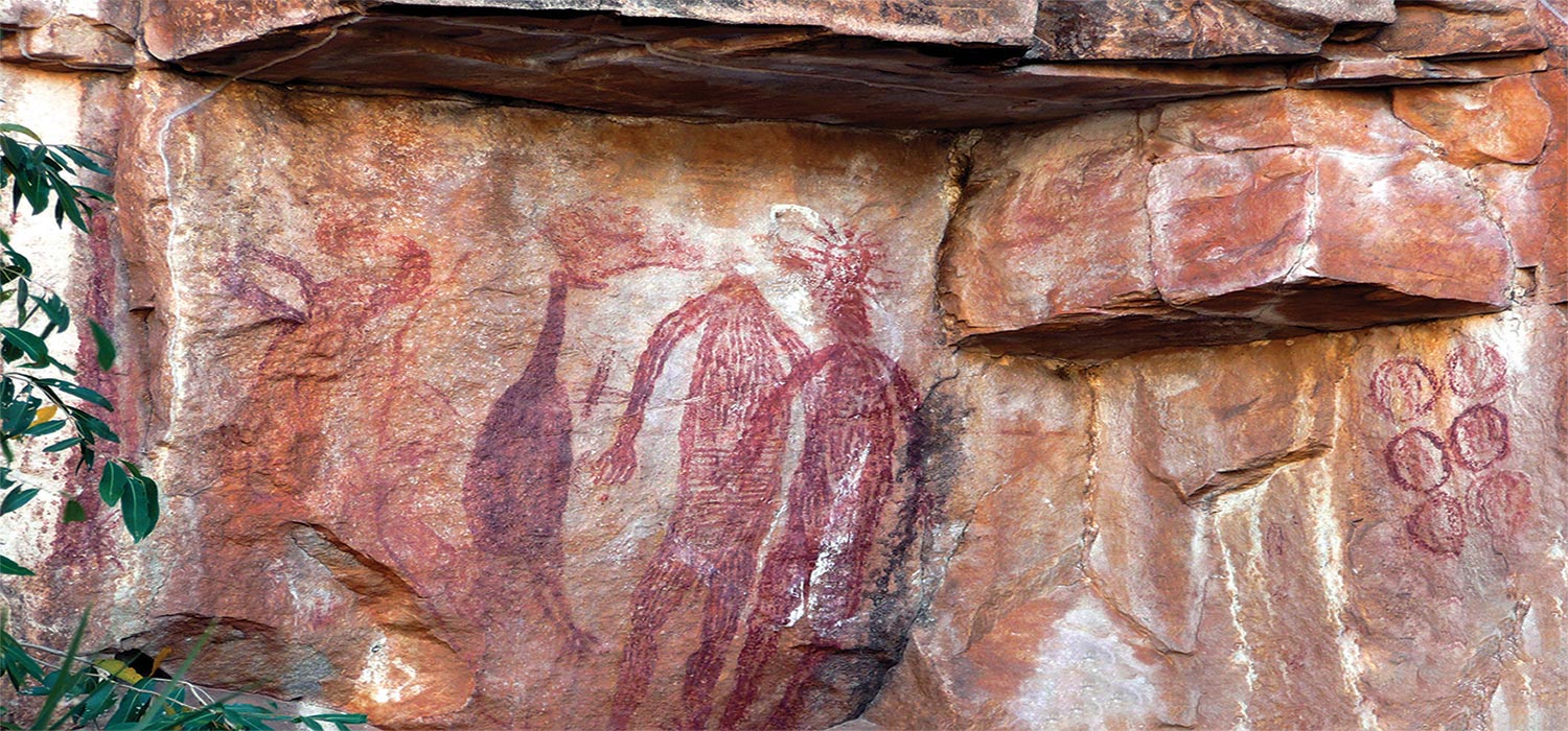 Aboriginal rock art in Katherine Gorge