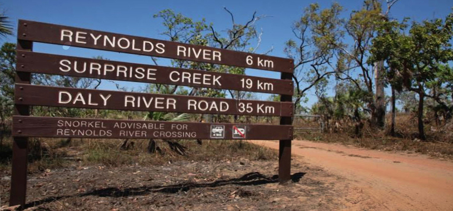 Reynolds river track in Litchfield National Park
