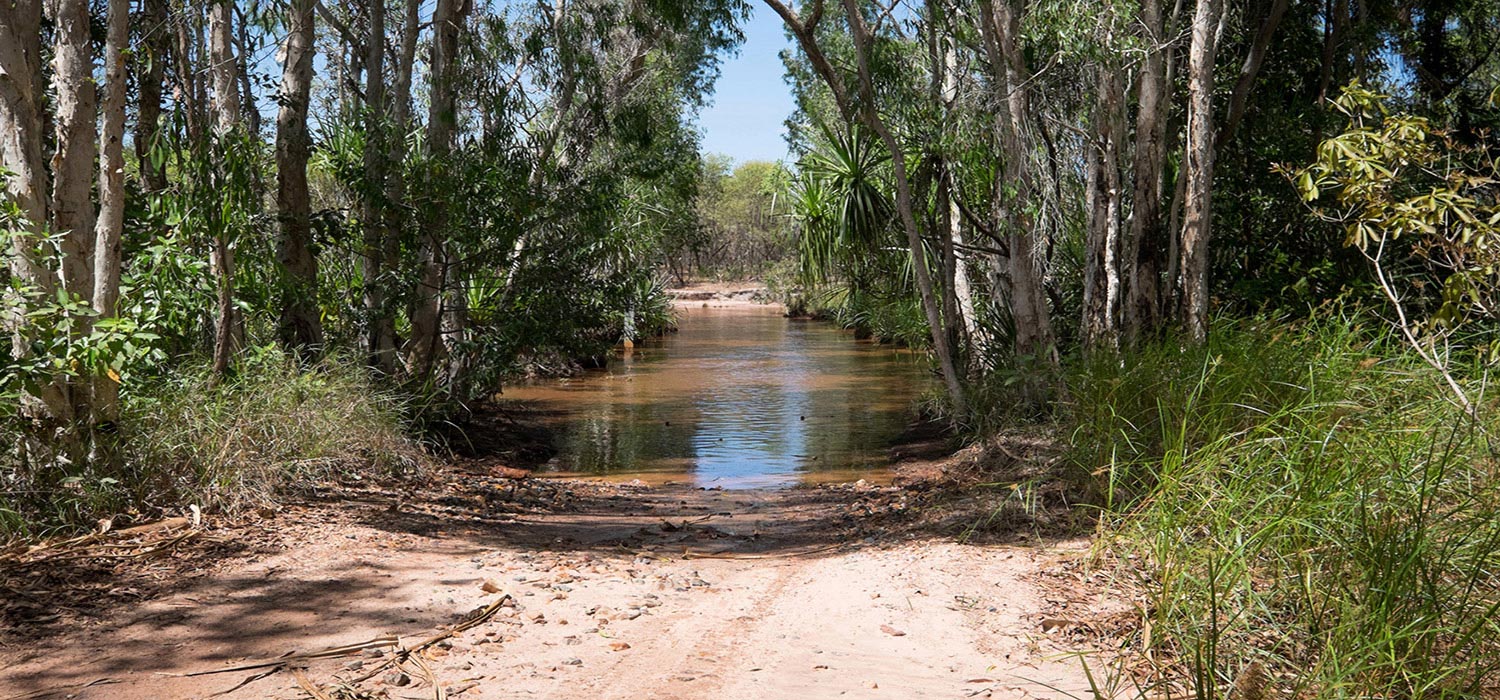 Water crossing in Litchfield National Park