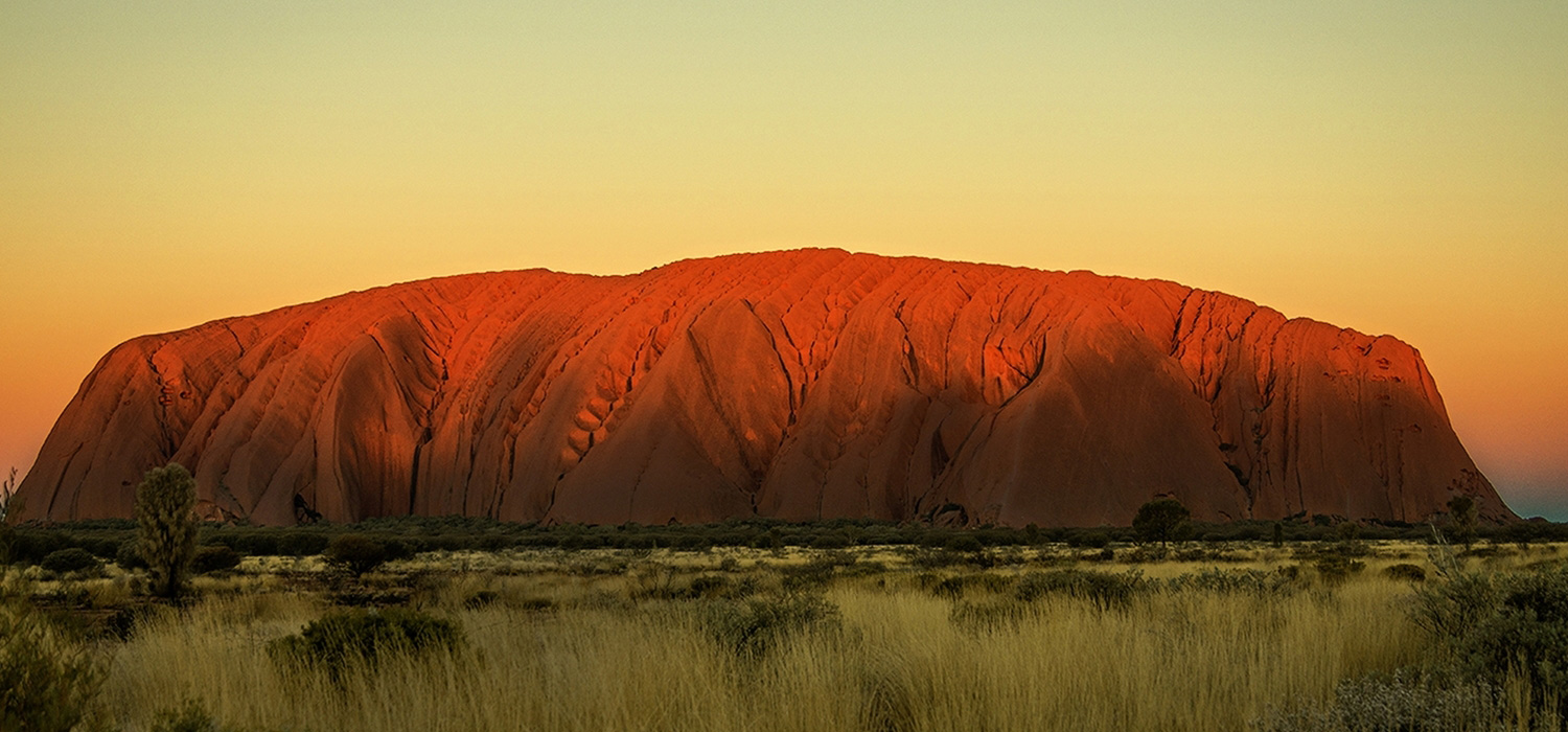 Sunset at Uluru