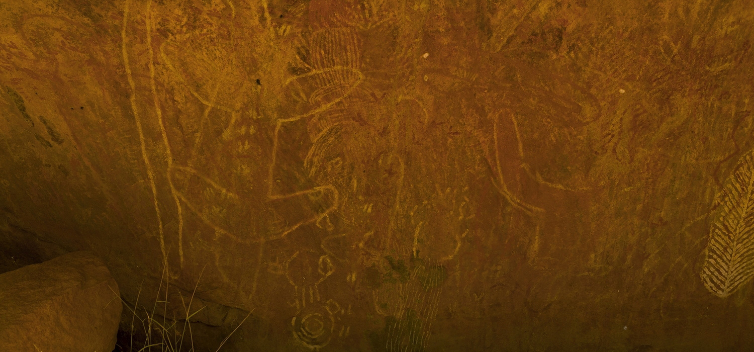 Aboriginal rock art at Uluru