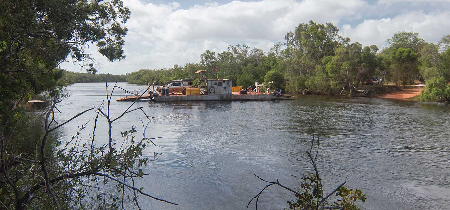 The Ferry at the Jardine river
