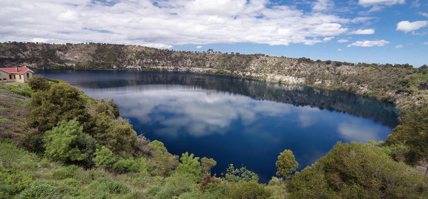 The Blue Lake at Mount Gambia