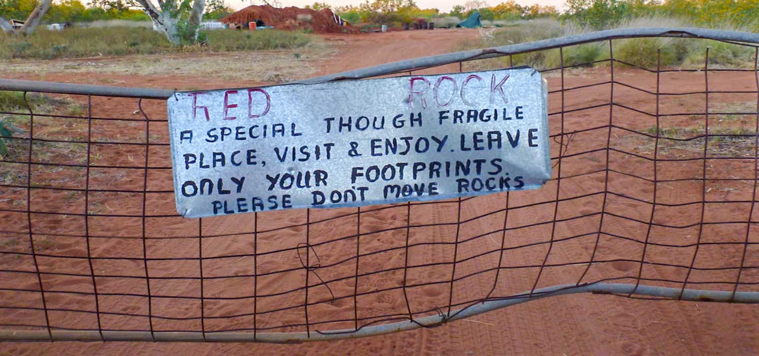 Red Rock at Indee Station