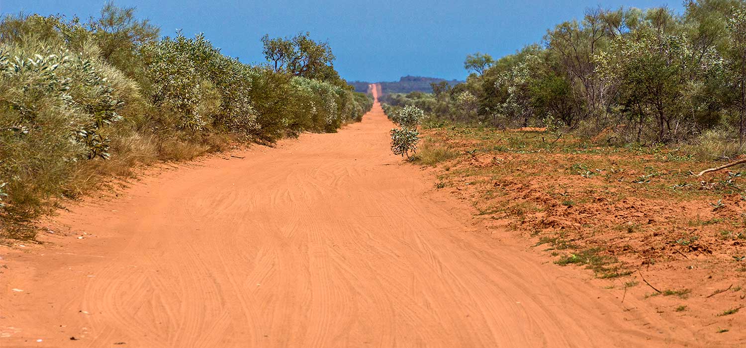 Track to Barn Hill outstation