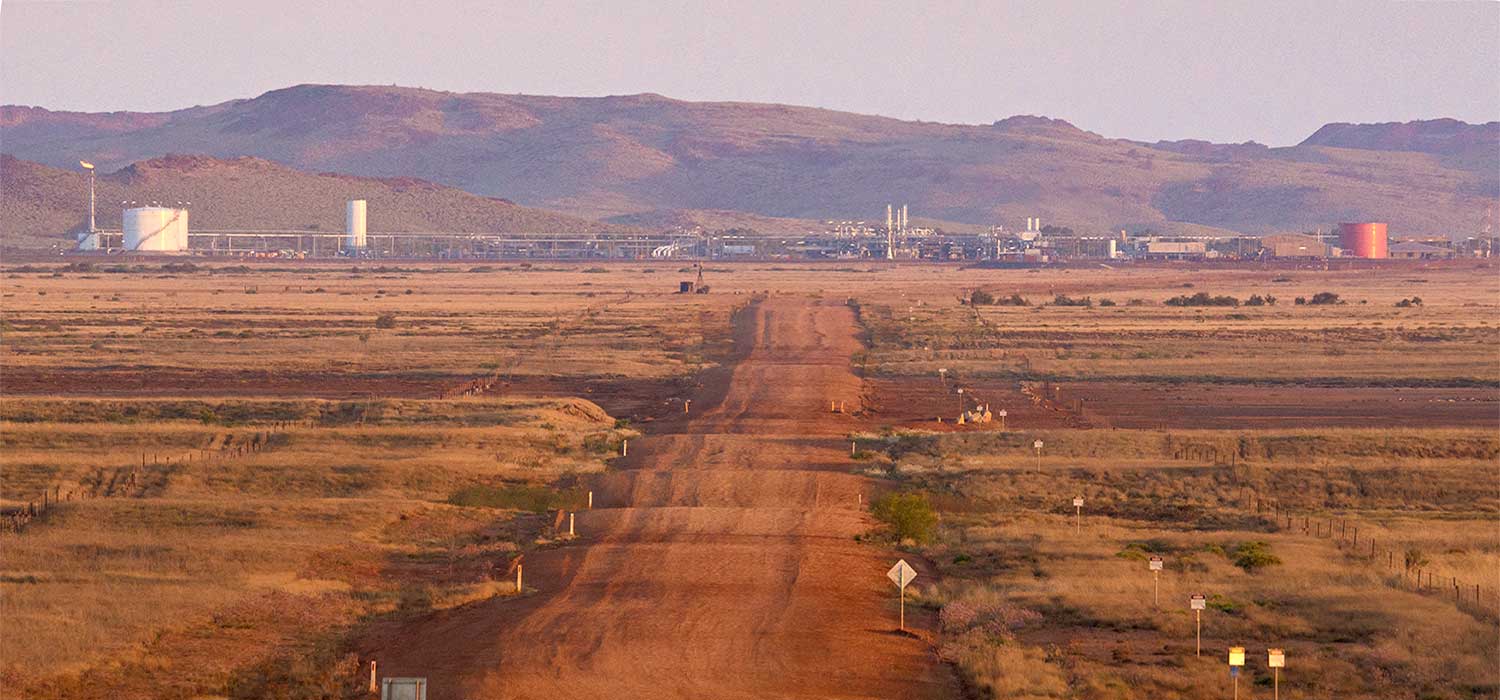 Gas plant in the Pilbara