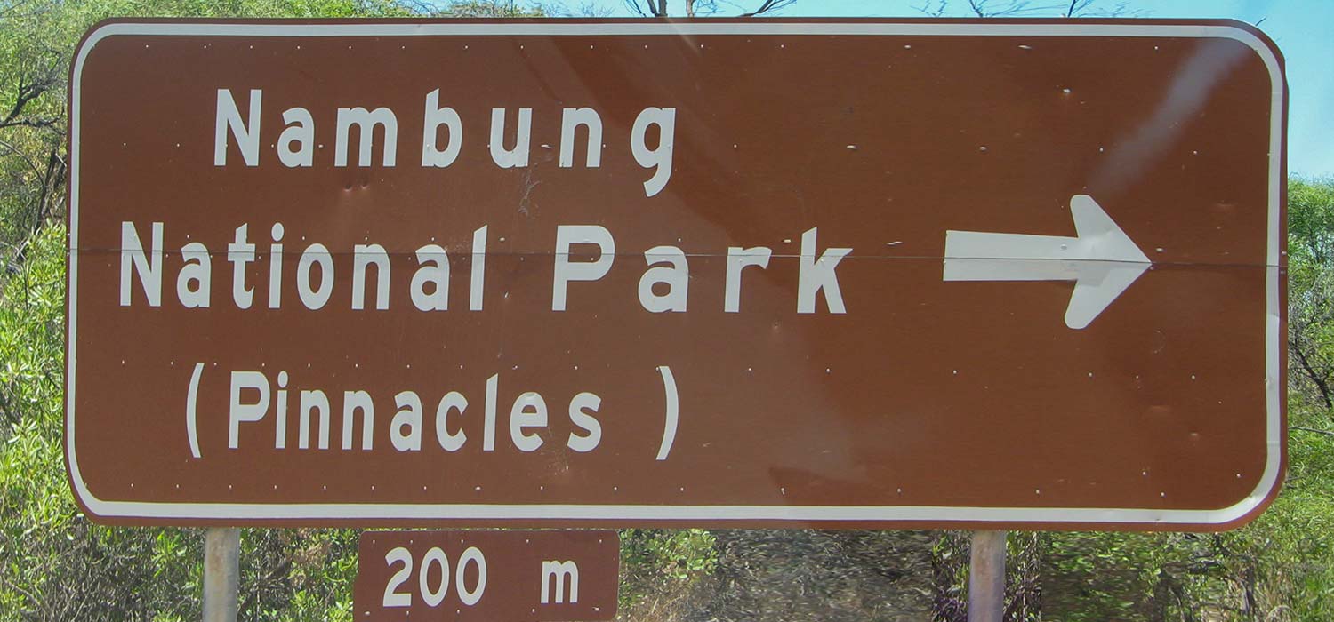 Sign to the Pinnicles