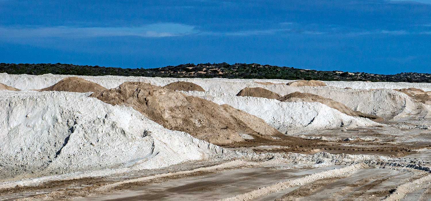 Gypsum mounds