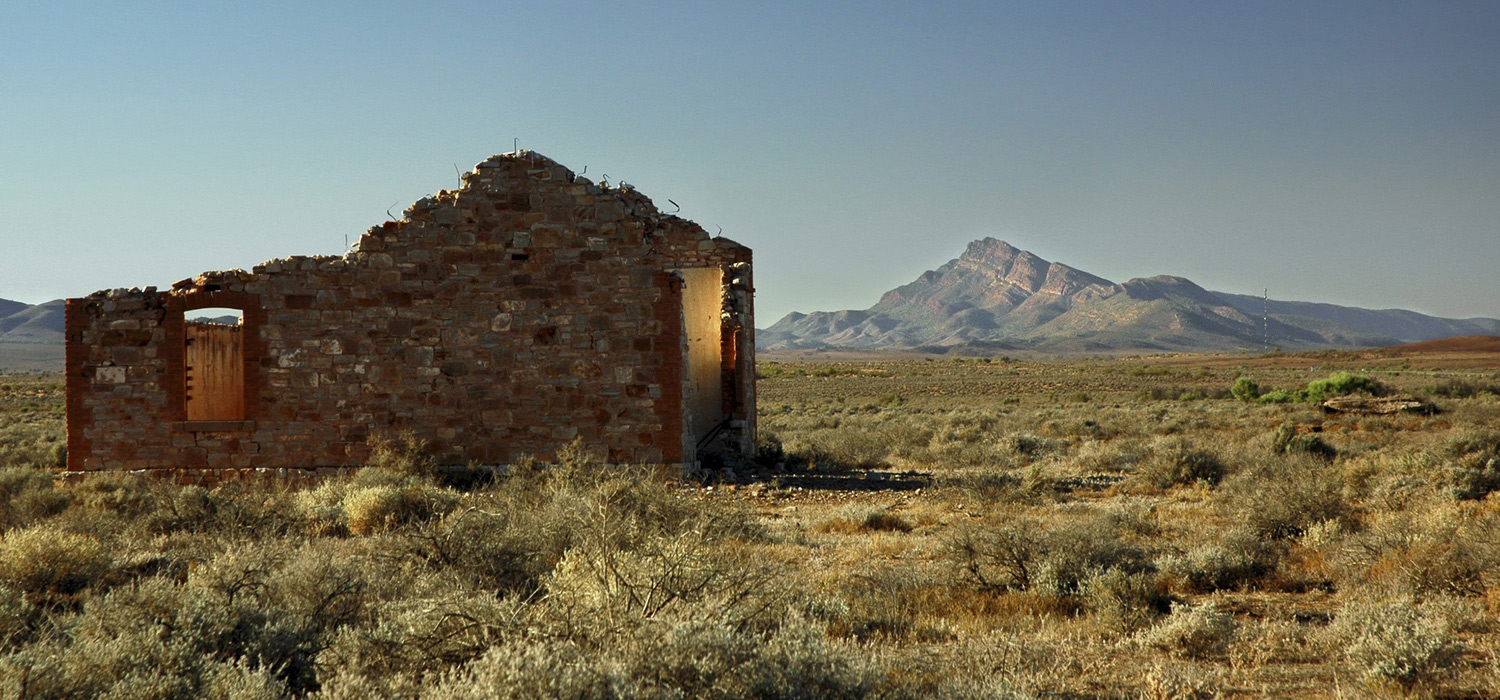 Ruin at Parachilna Gorge in Flinders Ranges