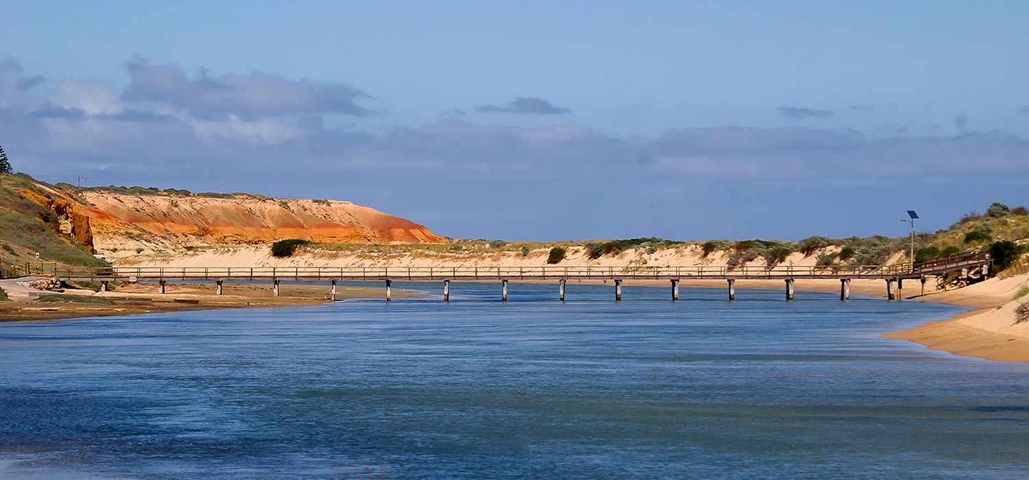 River mouth at Port Noarlunga 