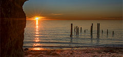 Jetty ruins at Port Willunga