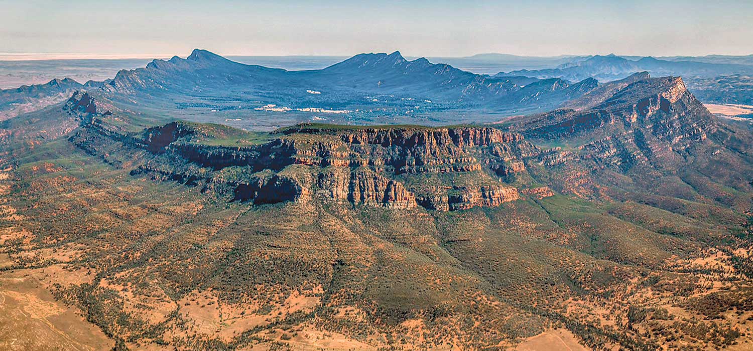 Wilpena Pound in the Flinders Ranges