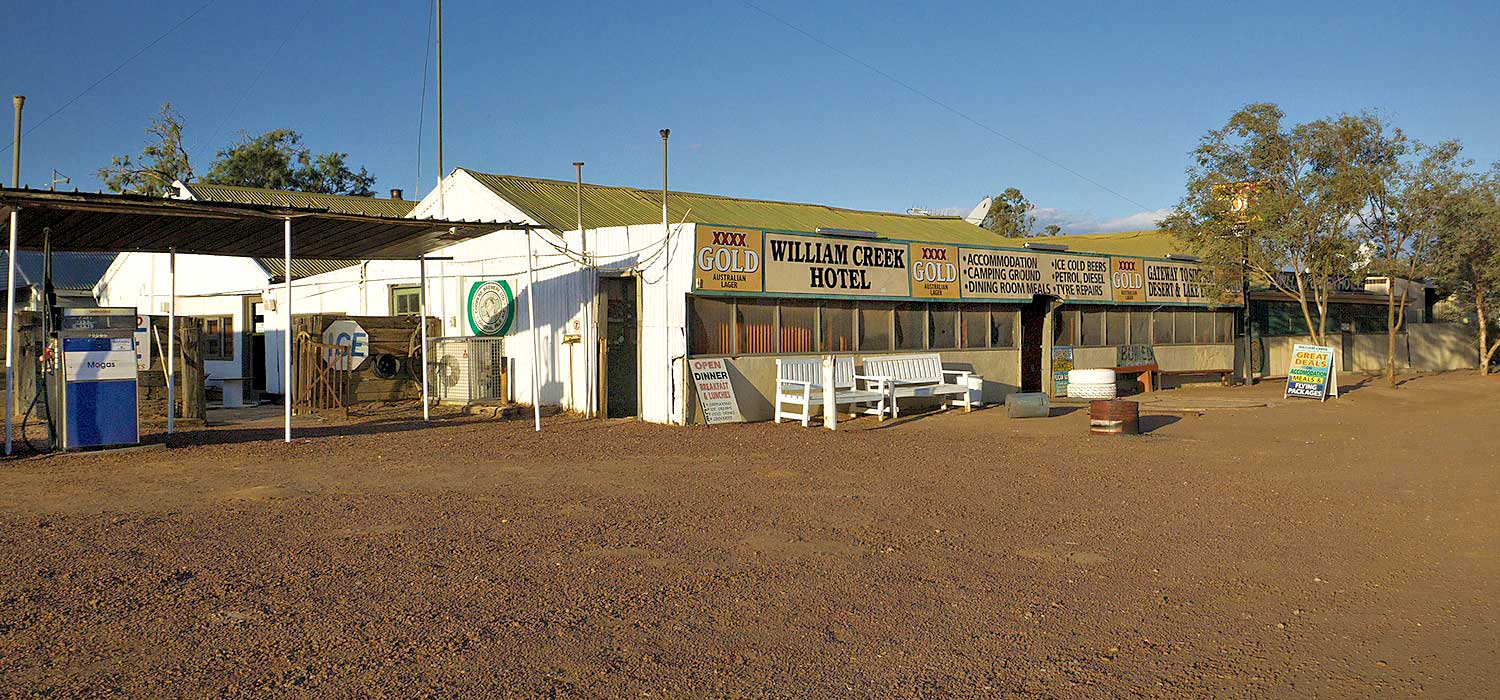 William Creek Hotel on the Oodnadatta Track