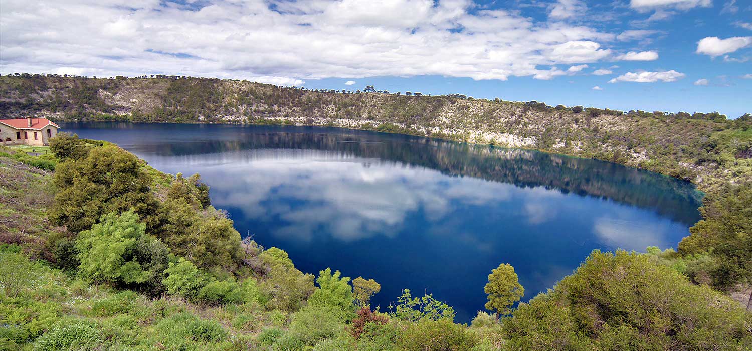 Blue Lake at Mount Gambia