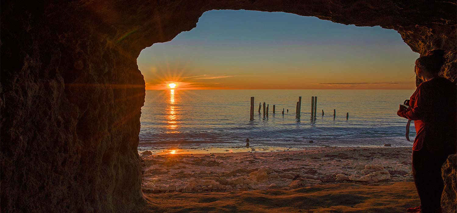Port Willunga Jetty ruins