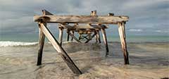 Old jetty at Eucla