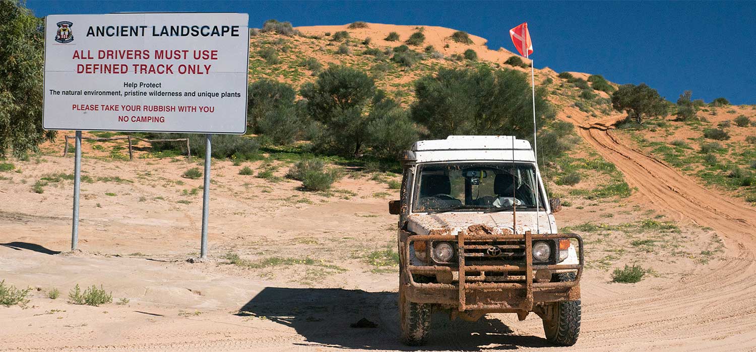 Big Red in the Simpson Desert