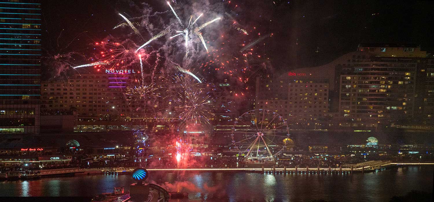 Fireworks at Darling Harbour